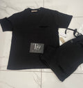 FEAR OF GOD ESSENTIALS SHORT SET 'DARK BLACK/BLACK '