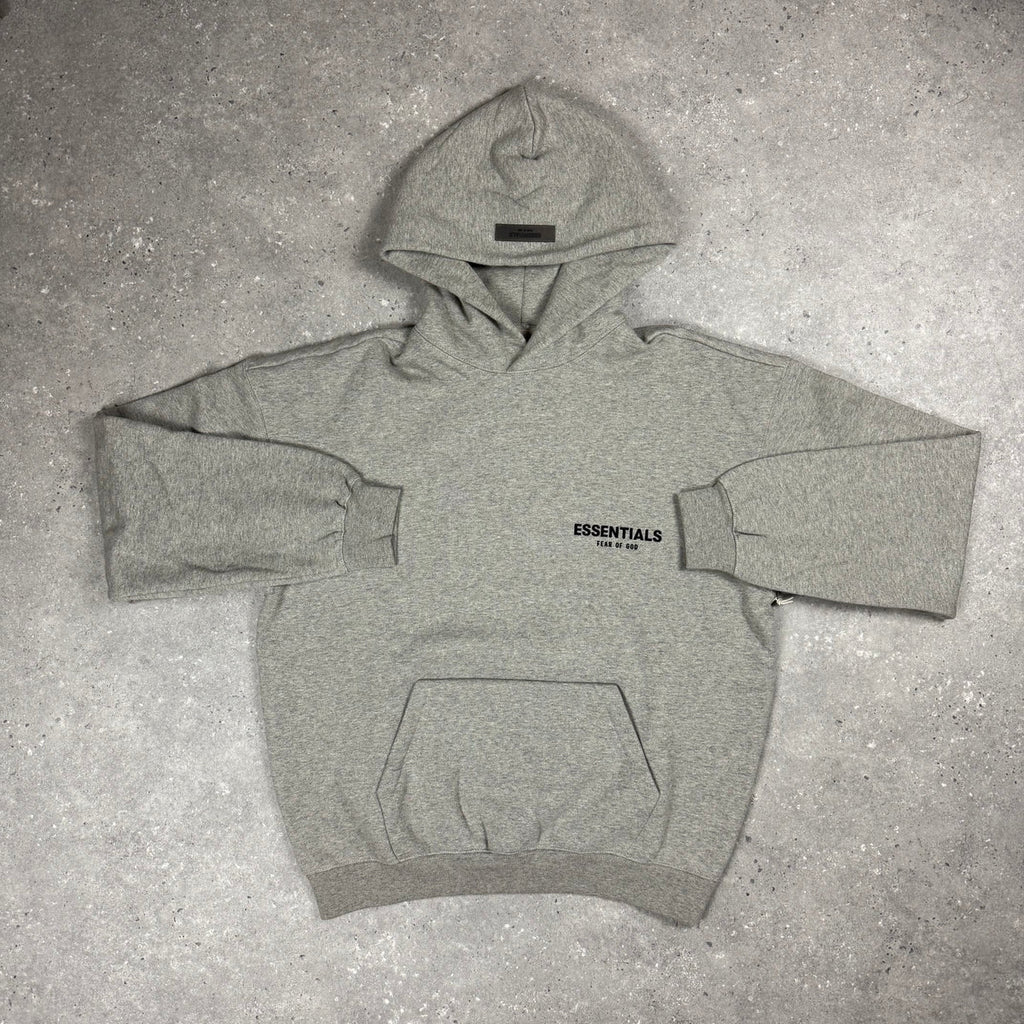 Essentials Fear Of God Dark Oatmeal Hoodie (SS22)